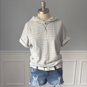H&M Hooded Short Sleeve Top